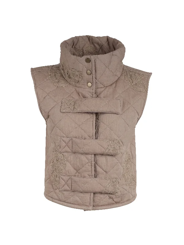 XELIA vest - Elm wood