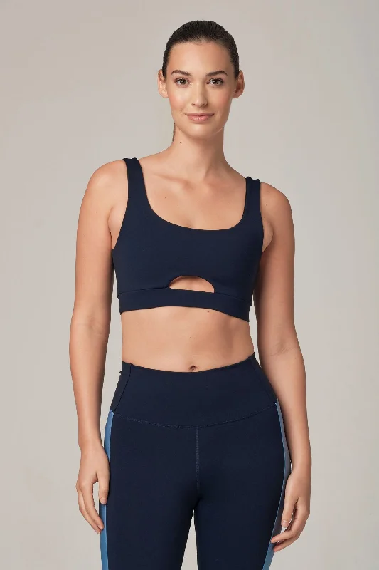 Check It Out Navy-S Sports Bra