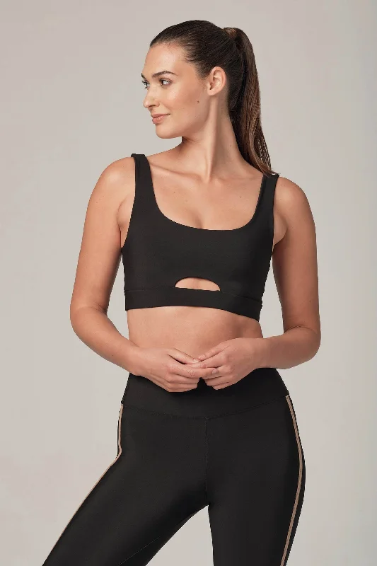 Check It Out Black-S Sports Bra