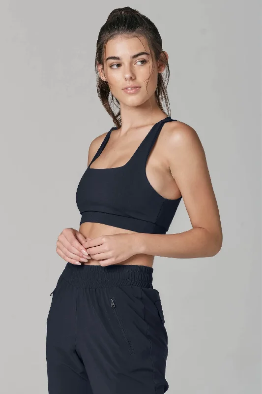 Fair & Square Navy Sports Bra