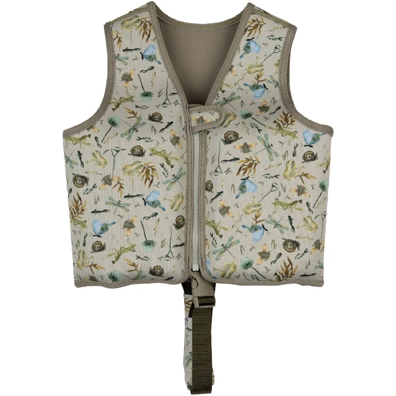 Mikk-Line Swim Vest AOP Desert Sage