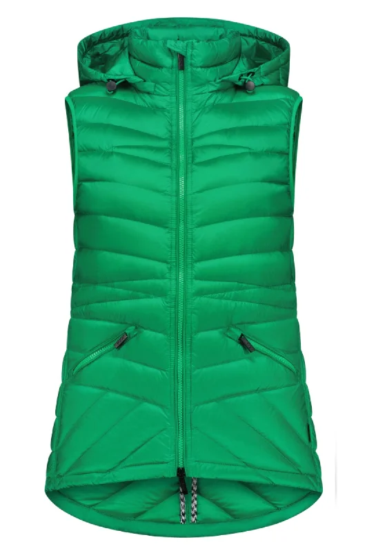 Moke Mary Claire Vests - Emerald