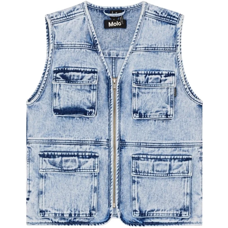 Molo Light Stone Denim Haikon Vest