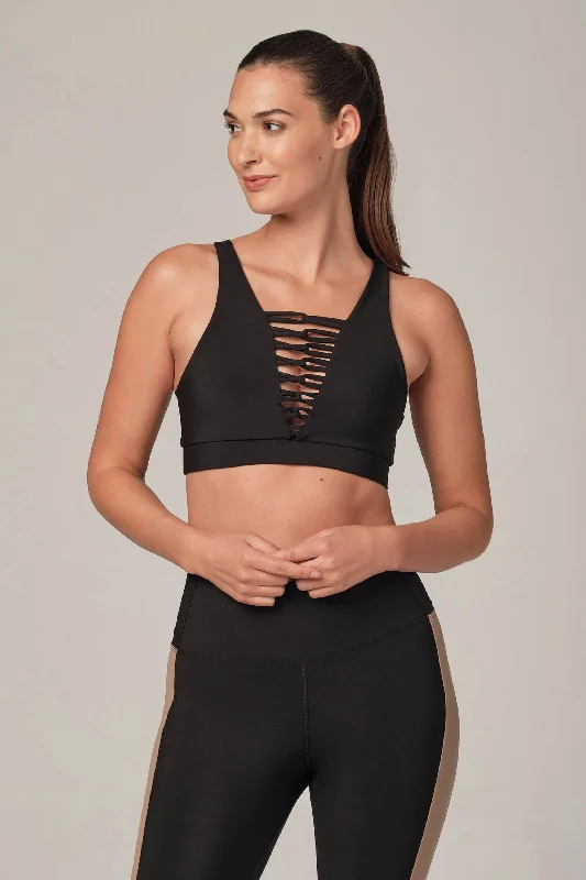 Perfect View Black-S Sports Bra