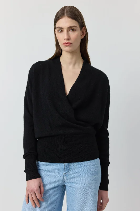 Cashmere Ballet Sweater - Black