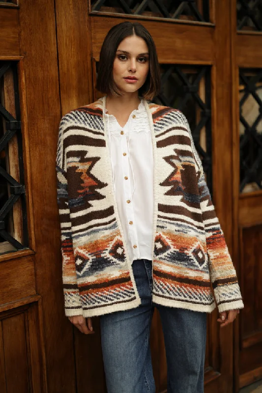 LONG OPEN CARDI