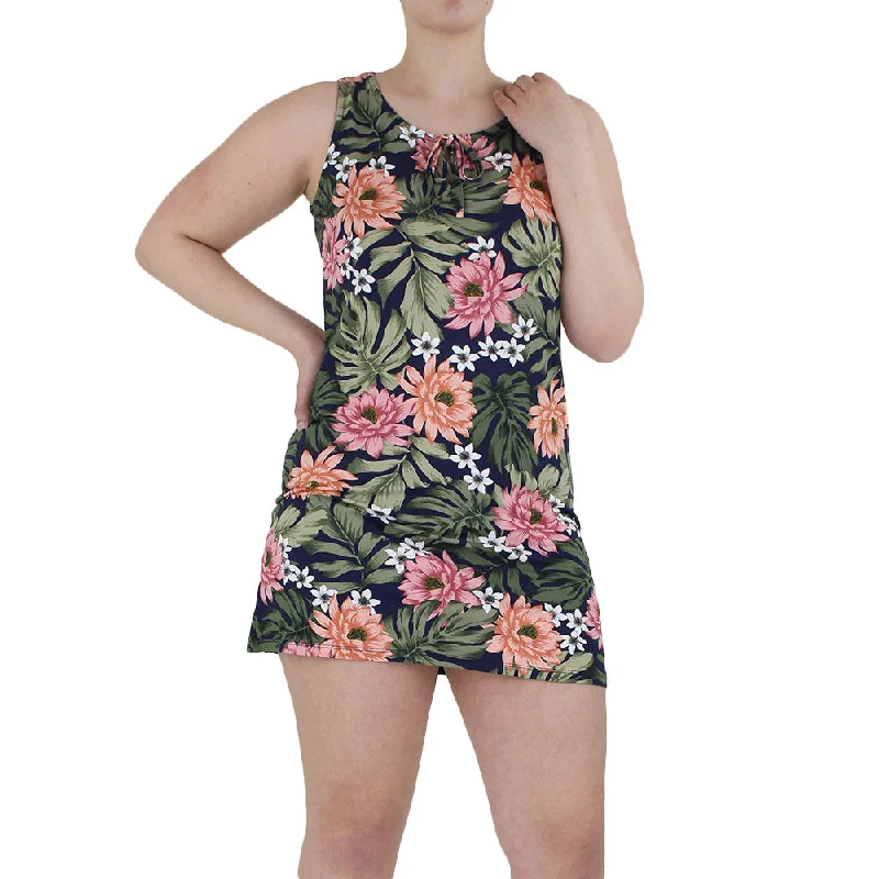 Women's Floral Short Dress,Multi