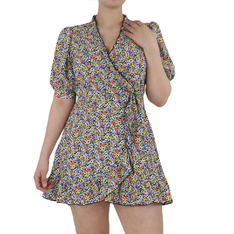 Women's Floral Mini Dress,Multi